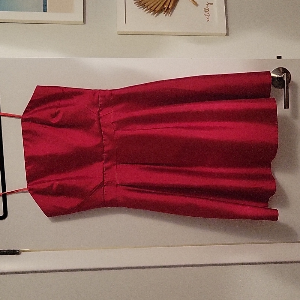 Strapless Red Vineyard Vines Holiday Dress Size 8